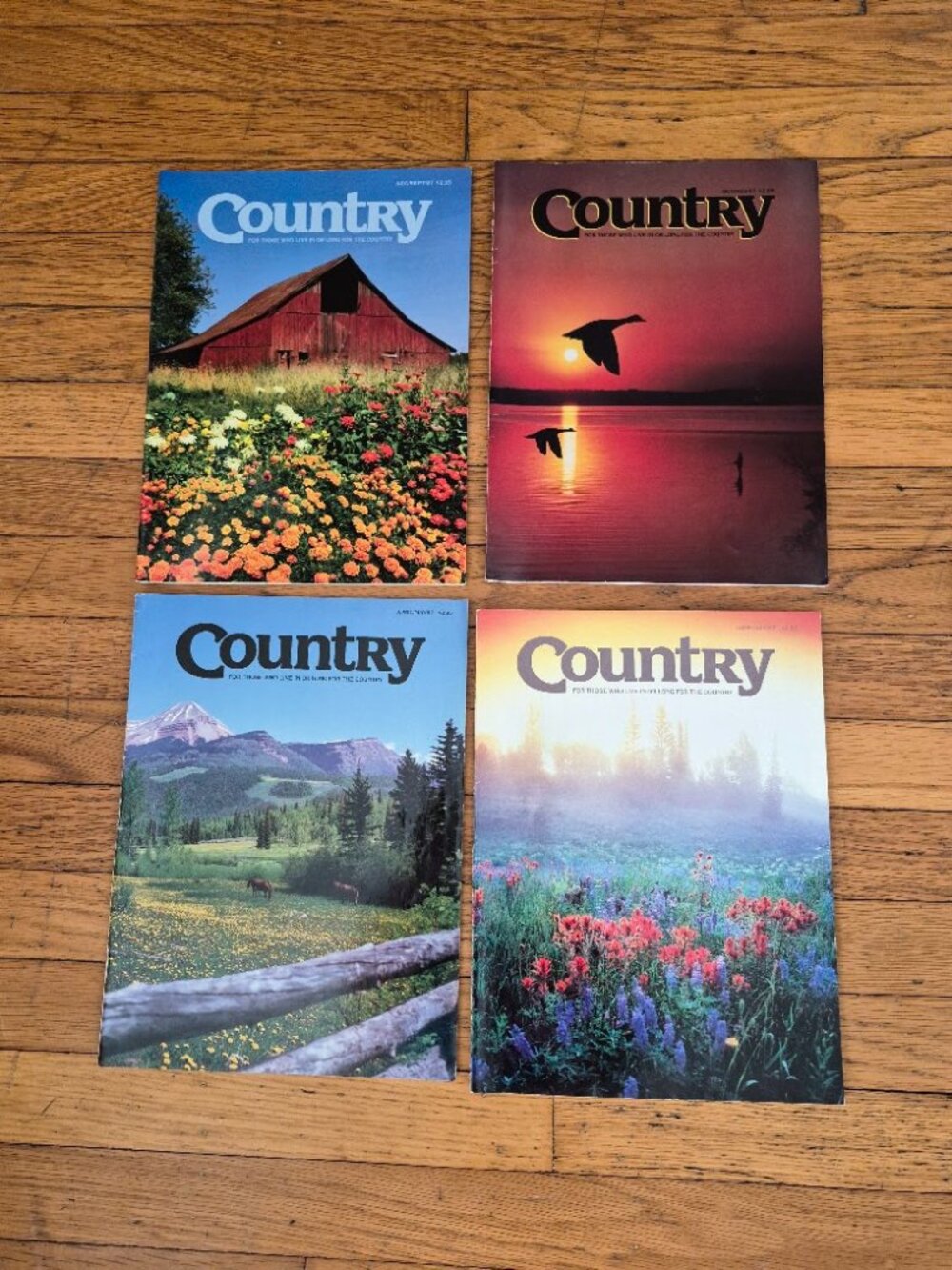 4 Country Magazines 1987